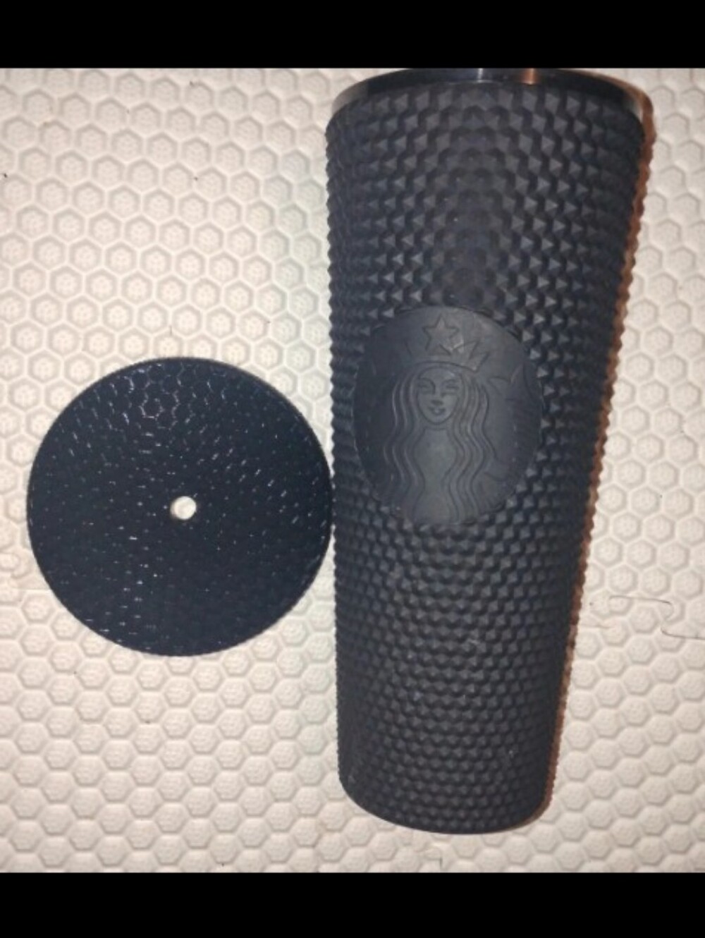 Starbucks Matte Black Studded Tumbler - Men Accessories